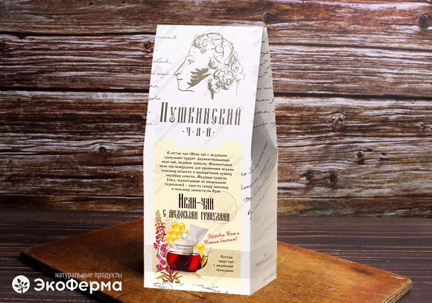 Чай «Пушкинский» с медовыми гранулами 100гр