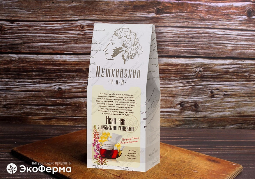 Чай «Пушкинский» с медовыми гранулами 30гр
